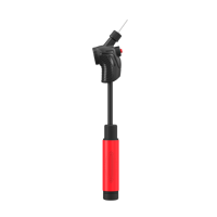 Pompe à ballon double action portable avec aiguilles et manomètre pour basketball, football, soccer, volleyball, logo personnalisé, vente en gros