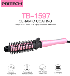PRITECH Gros Produits De Porcelaine Automatique Réglages de Direction Bigoudi <span class=keywords><strong>Avec</strong></span> <span class=keywords><strong>Boucle</strong></span> De Suspension - Product Image 2