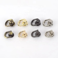 Deepeel KY595 26*13mm bricolage à la main couture sac à bandoulière côté boucle de connexion en alliage de Zinc vis Rivet sac chaîne sangle accessoire