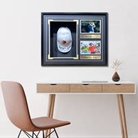 Boîte à Ombre Personnalisable en Bois Écologique pour Présentation de Fleurs et Animaux avec Plateau en Verre/Support Mural – Couleur et Taille Personnalisables