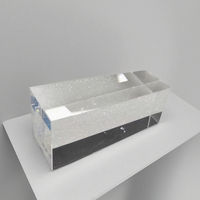 Fabricant personnalisé tige de guidage de lumière à quatre côtés verre optique prisme cône traitement tige de guidage de lumière lentille carrée