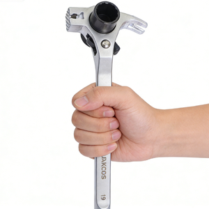 Chiave a cricchetto industriale Chiree 4-in-1 per ponteggi, martello a coda di rondine 19x22mm, in acciaio al carbonio metrico, OEM 600Nm - Product Image 6