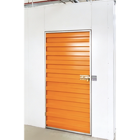 Porte à enroulement latérale en acier orange, structure en acier, design chinois, pour entrepôt intérieur, atelier, bureau, bâtiment, entrepôt à usage personnel
