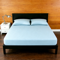 Drap-housse de mise à la terre 75% coton biologique 25% fibre d'argent pour améliorer la qualité du sommeil, anti-fatigue, toutes tailles