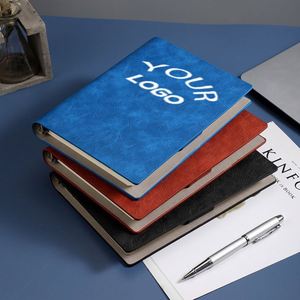 Great Quality Personalised <b>A5</b> A6 B6 <b>Note</b> <b>Book</b> Custom Print Logo Pu Leather Hardcover Journal Notebook with Multi Card Slots - Product Image 2