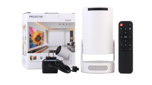 JUNUO 신상품 4K 휴대용 미니 프로젝터 HY300 울트라 아웃도어 내장 스피커 5G 무선 앱 마켓 안드로이드 11 프로젝터 - Product Image 6