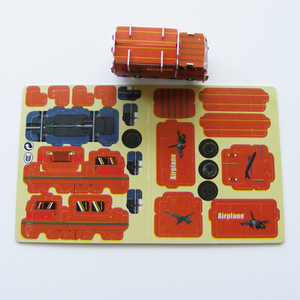Hot Selling Wholesale DIY Customized PP Cartoon Children's Toys 3D Car Model <strong>Tazo</strong> Jigsaw - Product Image 3