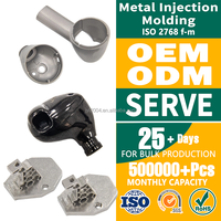 Pièces de boîtier d'écouteurs Bluetooth en acier inoxydable personnalisées, moulage par injection de métal (MIM), usine OEM pour l'électronique grand public