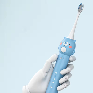 Brosse à dents rechargeable étanche avec 2 têtes de brosse, brosse à dents sonique pour bébé, brosse à dents sonique de voyage - Product Image 3