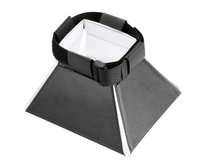 Dernière Universelle Flash Diffuseur Réflecteur Softbox Diffuseur Mini Softbox Kit Caméra Photo Pliable Boîte À Lumière Flash Pour Canon EOS