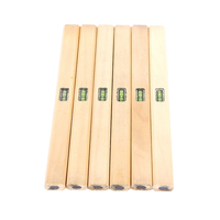 Ensemble de crayons de charpentier en bois de forme octogonale de haute qualité avec niveau pour crayons de dessin professionnels