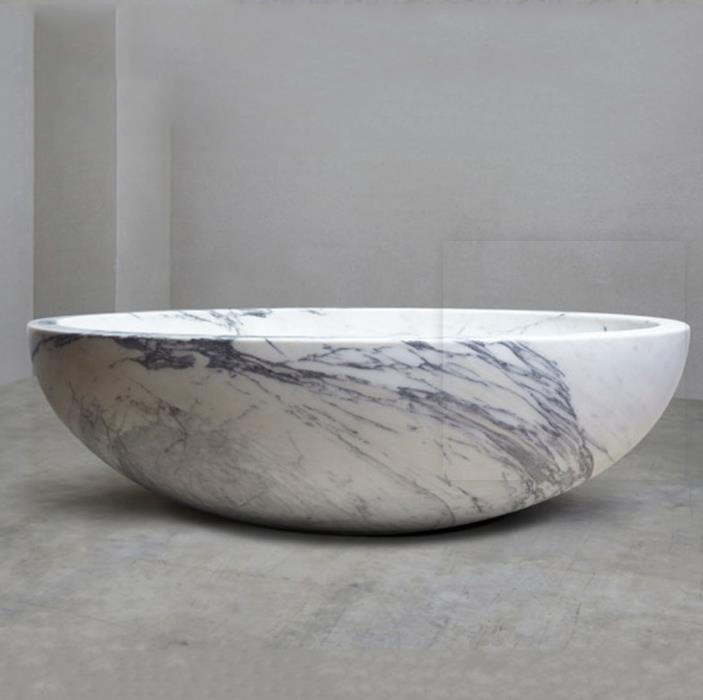 marble bowl bathtub