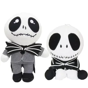 Đồ Chơi Nhồi Bông The Nightmare Before Christmas Jack Skellington Đầu Lâu Nhồi Bông Mềm Búp Bê Nhồi Bông Jake Quà Tặng Sinh Nhật