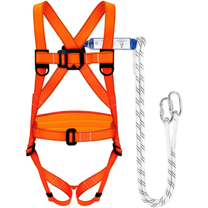 Harnais de sécurité anti-chute 5 points pour le corps entier, 3 m, ceinture anti-chute personnelle pour travaux de construction en altitude et d'escalade - Product Image 3
