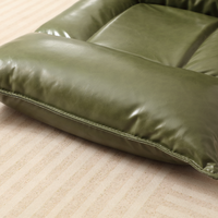 Fauteuil de sol inclinable réglable en cuir pour gaming, design contemporain, pliable, pour salon
