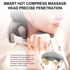 Masseur de cou ergonomique intelligent rechargeable à pétrissage profond pour soulager les douleurs au cou et aux épaules, améliorer la circulation ST-321 Rechargeable Dee - Product Image 3