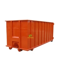 Conteneur à benne basculante Jnchangding de 30 m en acier Q235/Q345/S355 avec garantie de 3 ans pour le recyclage des déchets et des matériaux de construction