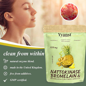 แคปซูลขมิ้นและโบรมีเลนแบรนด์ส่วนตัว บำรุงสุขภาพข้อต่อ ช่วยดีท็อกซ์ตับ ส่งเสริมการย่อยอาหาร - Product Image 3