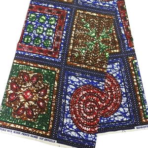 Tissu en coton imprimé wax africain Zhaorun, tissu hollandais wax de haute qualité, <span class=keywords><strong>pagne</strong></span> avec des motifs vibrants, mode traditionnelle - Product Image 3