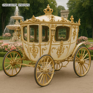 Chariot de mariage Royal Cendrillon personnalisé avec climatisation et éclairage LED – Grande Vente - Product Image 3