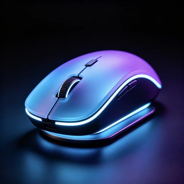 Gaming Vertical Liquid Mini Optical Mouse with RGB Backlit Right-Handed Design 2-5 Days Delivery Quality Assurance