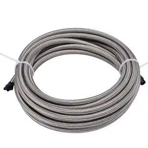 Ptfe Stainless Hose High Quality Steel Wire Flexible Sae 100 R14 Stainless Steel Braided Ptfe Hose