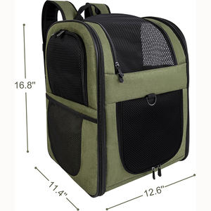 Muestra gratis al aire libre portátil para mascotas bolsa de transporte de viaje para perros mochila de gran capacidad transpirable resistente gato bolsa - Product Image 5