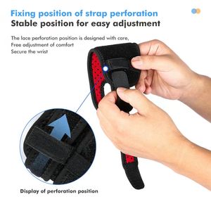 واقيات رسغ رياضية احترافية أربطة مزدوجة لورق المعصم مضغوطة قابلة للضبط حماية رسغ - Product Image 6