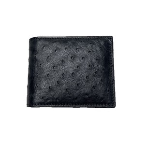 <span class=keywords><strong>Portefeuille</strong></span> court pour homme en cuir d'autruche véritable personnalisé, porte-cartes et porte-billets 2-en-1, <span class=keywords><strong>portefeuille</strong></span> en cuir de luxe pour affaires et occasions décontractées - Product Image 5