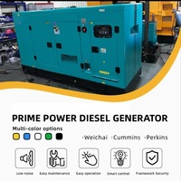 Générateur diesel silencieux d'occasion 10kW 20kW 30kW 40kW 50kW 60kW triphasé à bas prix pour usage domestique