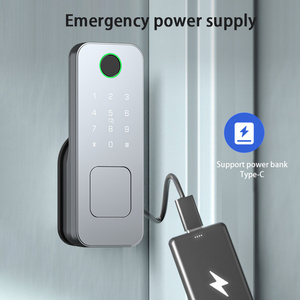 Glomarket Smart Fingerprint Password Digital Gate Double Sided Door <b>Locks</b> Tuya Ttlock <b>Lock</b> LK0154 Wifi Smart Door <b>Lock</b> LK0154 - Product Image 2