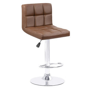 Moderno negro Pu cuero tapizado silla mostrador barato al por mayor Bar silla cocina Casino mostrador Bar silla taburete - Product Image 3