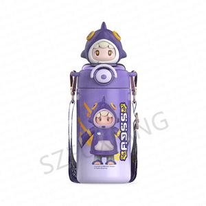 Venta al por mayor Descuentos a granel <span class=keywords><strong>Pika</strong></span> Children's Sunshine Thermos Yellow Tumbler 316 Food Grade Portable Straw Student Cups - Product Image 5