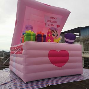 Boîte-cadeau gonflable extérieure pour les fêtes <span class=keywords><strong>d</strong></span>'anniversaire et événements annonçant les <span class=keywords><strong>d</strong></span>écorations gonflables <span class=keywords><strong>de</strong></span> boîte-cadeau <span class=keywords><strong>de</strong></span> princesse - Product Image 5