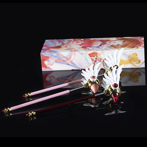 <span class=keywords><strong>Carte</strong></span> Magique Sakura Modifiée, Baguette Magique, Transformation Kulo Array, Ailes de Tête d'Oiseau, Animation Non Électrique, Coffret Cadeau - Product Image 4