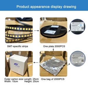 مصباح LED Tiandian SMD رقاقة إضاءة كهروضوئية 5 واط مع قوس EMC Patch - Product Image 3