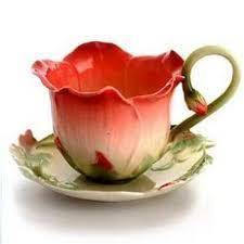 <span class=keywords><strong>Tasse</strong></span> à thé fine en <span class=keywords><strong>porcelaine</strong></span> de chine, en forme de fleur, - Product Image 6