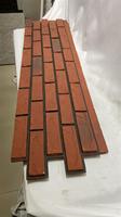 Haute Qualité Intérieur Extérieur Léger Polyuréthane PU Faux Brique Placage Carreaux Muraux Panneau PU Mousse Culture Briques Rouges Panneaux