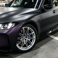 Film Vinyle Adhésif Mat PVC/PET Violet Luxe à Changement de Couleur Anti-UV Auto-Réparant pour Carrosserie Automobile DIY
