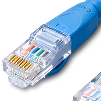 Câble réseau RJ45 Cat6A Cat8 à transmission rapide et ininterrompue, forte stabilité pour les serveurs de données