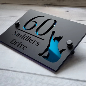 Targa Numerica per Casa BOYANG Moderna e Personalizzabile, Lettere per Indirizzo, Placche con Garanzia di 2 Anni, Montaggio a Parete - Product Image 3