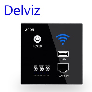 Delviz 300Mbps Wireless Wi-Fi Socket Rj45, <b>Cable</b> Conversion Outlet, Relay Smart USB Charging Port, Embedded Wall <b>WIFI</b> Router DZ- - Product Image 2