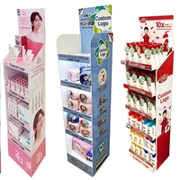 Présentoir de point de vente pour ustensiles de cuisine, produits de soins bucco-dentaires, brosses à dents et bain de bouche