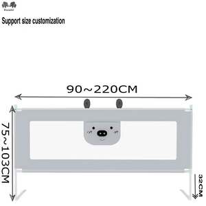 משחק בטיחות תינוק עם מגן מיטת מגן מגן ברזל עריסת מעקה מסיכת העונה מצעים לתינוקות ילדים אירוע נסיעות - Product Image 4