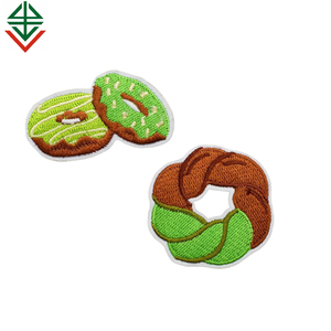 Phổ biến dễ thương thêu các bản vá lỗi bán buôn thực phẩm đính phim hoạt hình sắt trên thêu vá đồ ăn nhẹ - Product Image 2