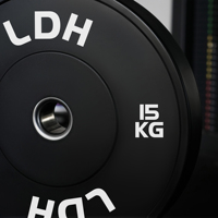 Discos de Goma para Gimnasio LDH Factory con Logotipo Personalizado, Uso Universal, Unisex