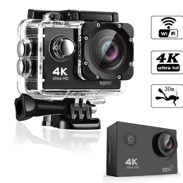 New Arrival Waterproof Wifi 2.0Inch Screen Sport Dv Camera Ultra Hd 4K Action Camera