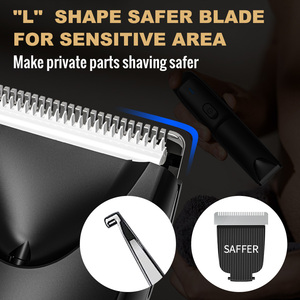 Tùy chỉnh đa chức năng máy cạo râu điện cho nam giới thiết lập USB có thể sạc lại không dây không thấm nước điện tóc tông đơ - Product Image 2