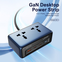Multiprise de bureau LDNIO SC1 de haute qualité avec 2 prises et ports USB-C et USB-A