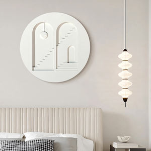 Personnalisé <span class=keywords><strong>prix</strong></span> de gros usine conception originale sculpture sur bois fait à la main 3D peint à la main mur oeuvre Art mural - Product Image 4